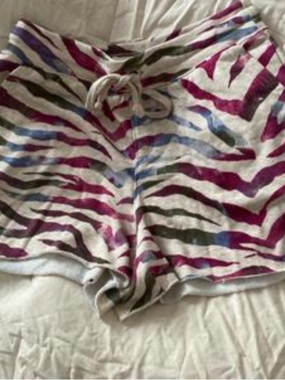 Women’s Multicolor Zebra-Print Lounge Shorts
